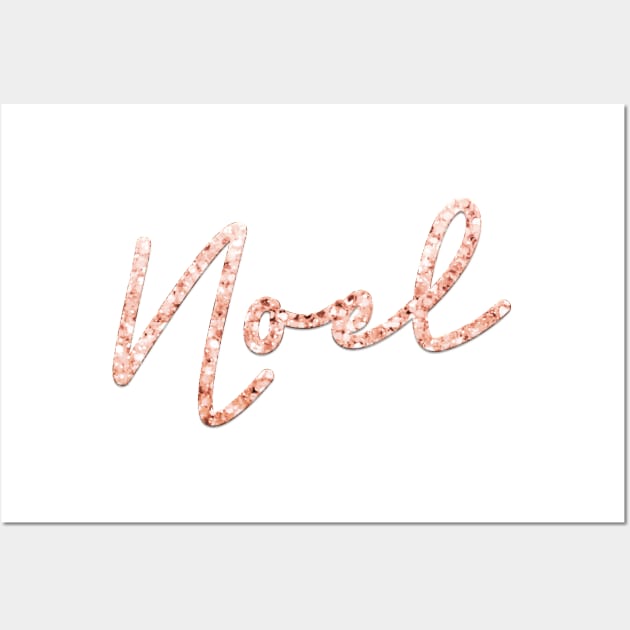 Noel - rose gold Wall Art by RoseAesthetic